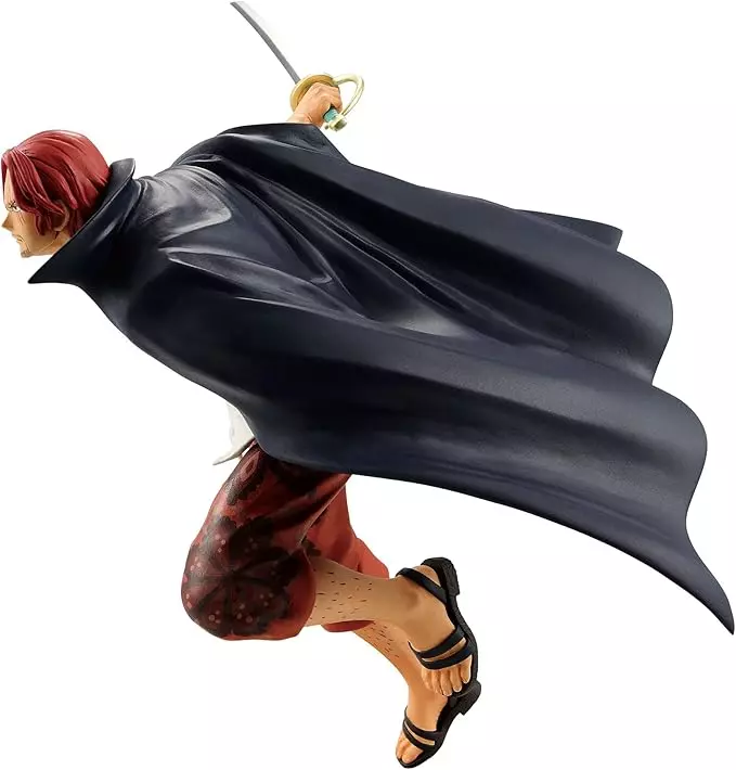 boneco colecionavel do shanks o ruivo do anime one piece