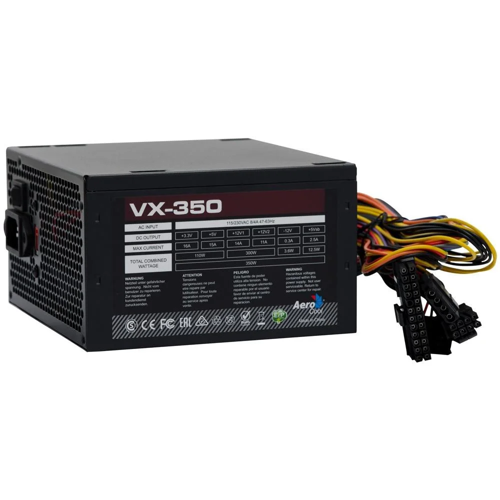 Fonte Aerocool Bivolt 350W VX-350 EN57181